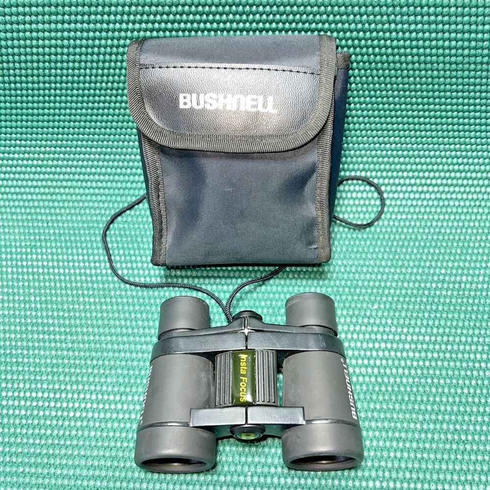Bushnell Binoculars Insta Focus Powerview 4x30 w/ Case Compact